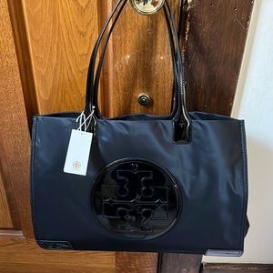 Tory Burch Ella patent tote